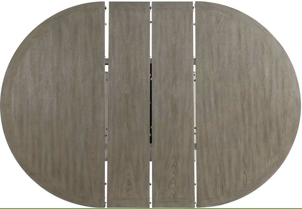 Elements International Collins Dining Table in Weathered Gray