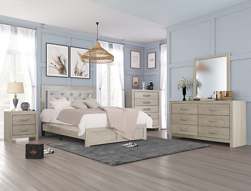 Crown Mark Furniture Jaylen 6 Drawer Dresser in Gray image