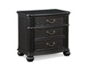 Crown Mark Furniture Kingsbury 3 Drawer Nightstand in Black image