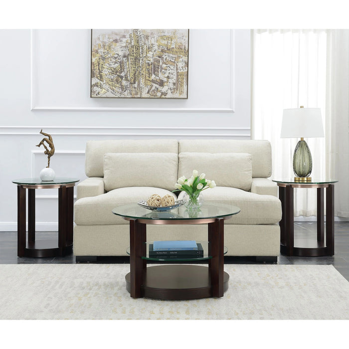 Elsa 3PC Occasional Table Set-Coffee Table & Two End Tables