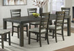 Elements International Colorado Dining Table in Charcoal image