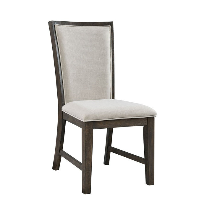 Elements International Grady Side Chair (Set of 2) in Brown image
