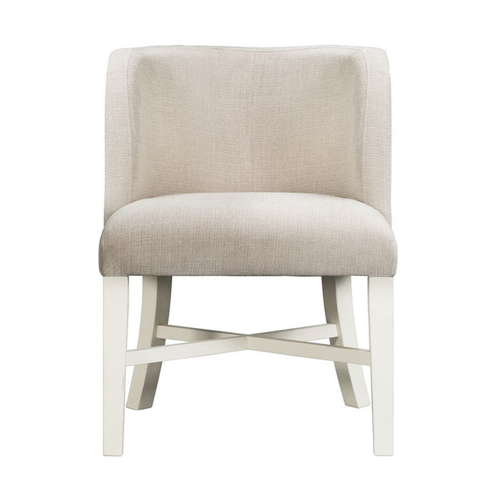 Elements International Park Creek Parson Side Chair (Set of 2) in Two-Tone