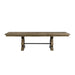 Elements International Stone Dining Table in Grey image