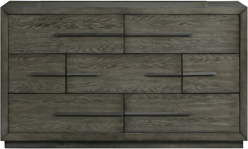 Elements International Elation 7 Drawer Dresser in Gray image