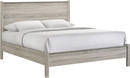 Elements International Ernesto Queen Panel Bed in Grey image