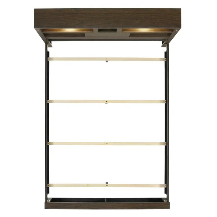 Elements International Hendricks King Music Bed in Brown Grey