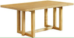Elements International Morris Dining Table with Wood Top in Natural image