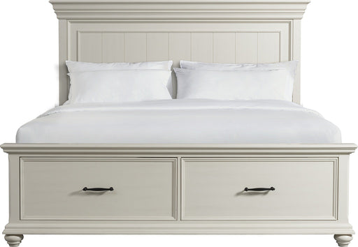Elements International Slater King Storage Bed in White image